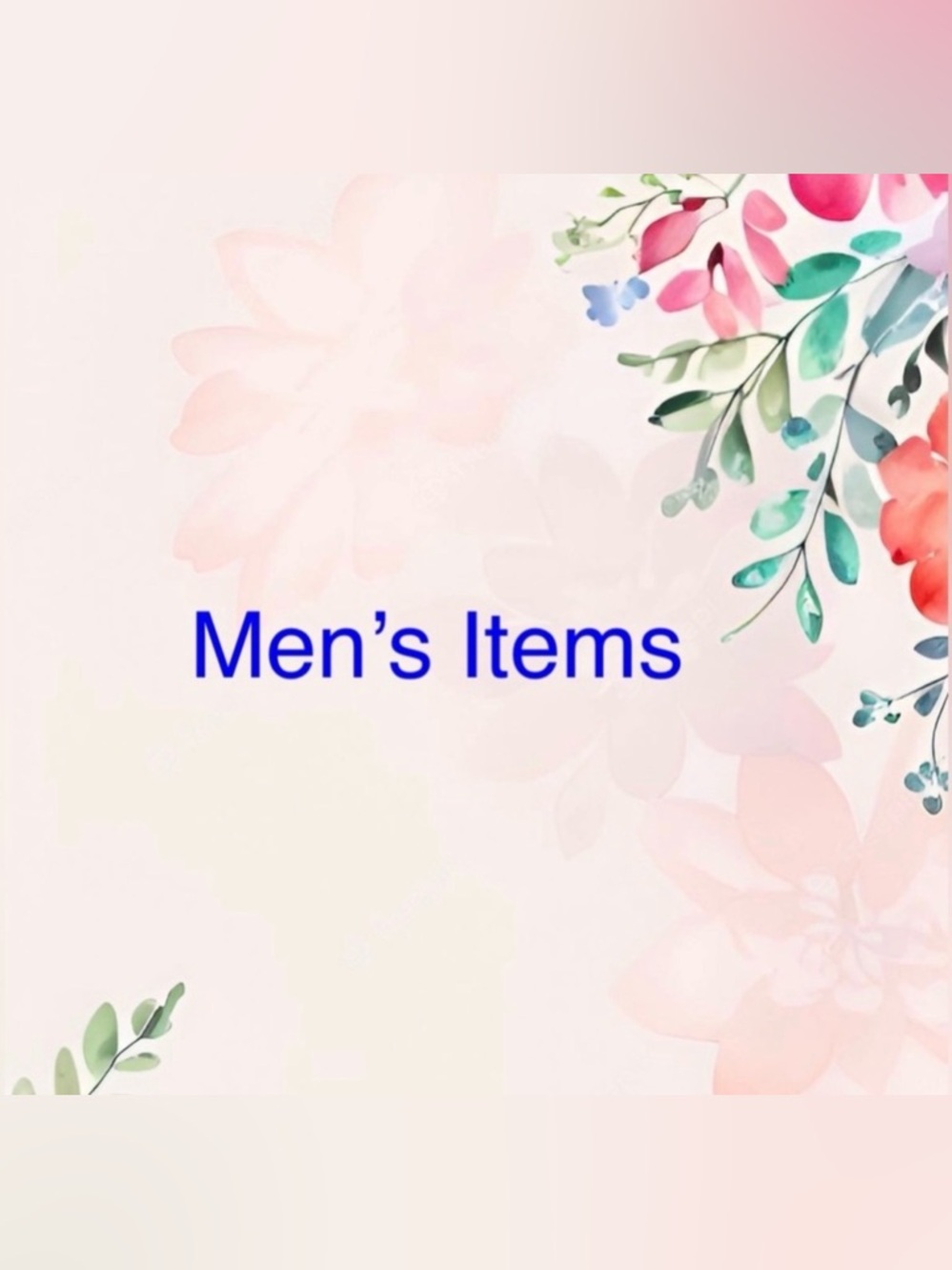 Men’s Items Start Here - Bundle & Save!